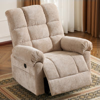 Oversized Power Lift Recliner Chair with Massage and Heat for Elderly, 26" Extra Wide Lift Chair for Big and Tall, Chenille Electric Lift Recliner wit