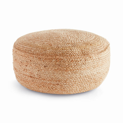JUTE ROUND POUF by Dakota Fields