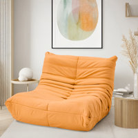 36.2" Wide Bean Bag Chair Togo Sofa For Adults And Kids by Trule