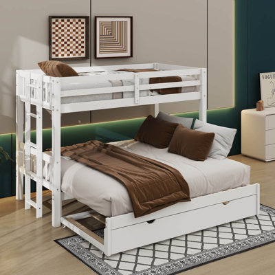 Twin Bed With Pull-Out Trundle Bed by Latitude Run