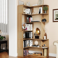Corner Shelf 7-tier Corner Bookshelf