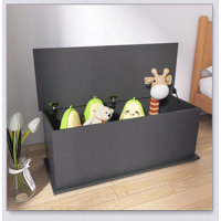 Lift-Top Storage Chest with Safe Hinges – Wooden Entryway Bench, High Capacity, Multi-Functional Home Organizer