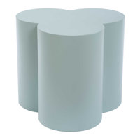 Uttermost Beven Outdoor Light Blue Accent Table by Latitude Run