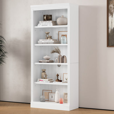 Tall 5 Shelf Standard Bookcase by Red Barrel Studio