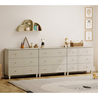 Kids Dresser With 9 Drawers For Children