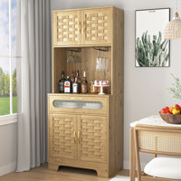 67" Tall Pantry Buffet Cabinet by Ophelia & Co.