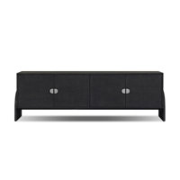 Cressida Media Console-Painted Linen by Hokku Designs
