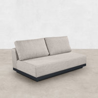 Oslo Aluminum Outdoor Upholstered Loveseat by Hokku Designs