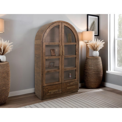 2 Drawer & 2 Glass Doors, Cabinet by Dakota Fields