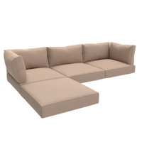 Outdoor Sectional Sofa Replacement Cushions Set, 5 Inch by Corrigan Studio