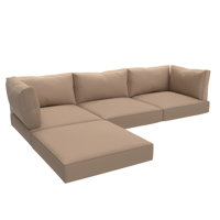 Outdoor Sectional Sofa Replacement Cushions Set, 5 Inch by Corrigan Studio