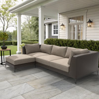 Sunbrella Outdoor Sectional Sofa Replacement Cushions Set, 5 Inch by Corrigan Studio