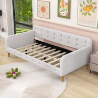 Upholstered Daybed with Button-Tufted Design by Lark Manor