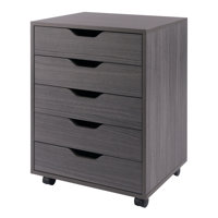 Comacho 5-drawer Mobile Cabinet, Charcoal by Latitude Run