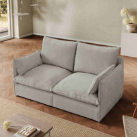 modular sofa loveseat spill proof down filled by Latitude Run
