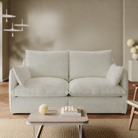 modular sofa loveseat spill proof down filled by Latitude Run