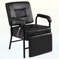 Shampoo Chair with Footrest,Adjustable Backrest and Footrest