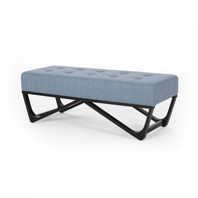 Rectangular Modern Ottoman Bench, Stylish Accent Seating for Living Room, Entryway, Modern Comfort by Latitude Run