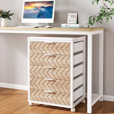 5-Drawer Wood File Cabinet by Ebern Designs