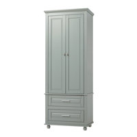 Tall Storage Cabinet With Two Drawers For Bathroom/Office, by Alcott Hill