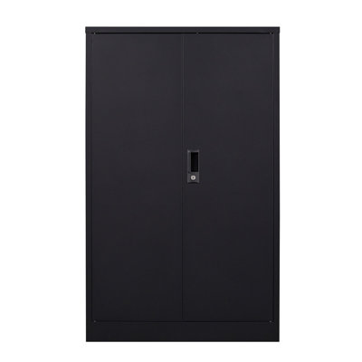 Metal Storage Cabinet With Locking Doors And Adjustable Shelf, Folding Filing Storage Cabinet , Folding Storage Locker Cabinet For Home Office,School, by Ebern Designs