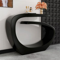 Metal Console Table by Orren Ellis