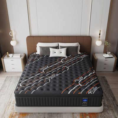 10/12/14 Inch Mattress In A Box Memory Foam Hybrid Mattress With Individually Pocketed Springs For Isolate Motion Pressure Relief Certipur-us Certifie by Alwyn Home