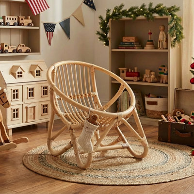 Kids Hand Crafted Rattan Kids Toddler Chair Rattan Chair by Bayou Breeze