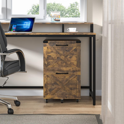 2 Drawer Small File Cabinet With Wheels by Gracie Oaks