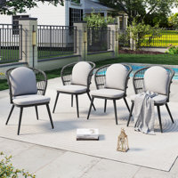Part 1 Pieces Of Outdoor Aluminum Dining Set For 4-8 by George Oliver
