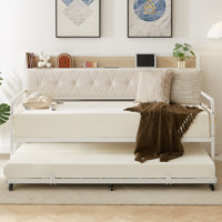 Twin Daybed With Trundle by Ebern Designs