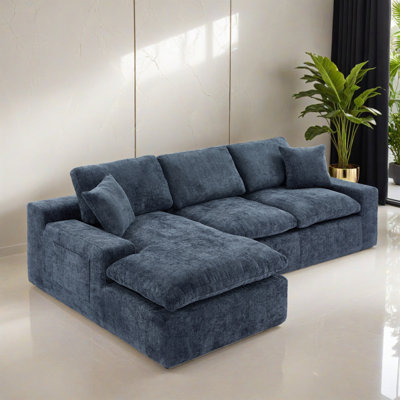 107.92" Upholstered Reversible Sectional Sofa Couch for Living Room by Latitude Run