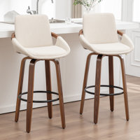 Carruth Swivel Upholstered Counter&Bar Stool by George Oliver