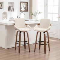 Carruth Swivel Upholstered Counter&Bar Stool by George Oliver
