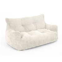 Trule 63" Wide Bean Bag Chair,Corduroy Lazy Sofa,Loveseat by Trule