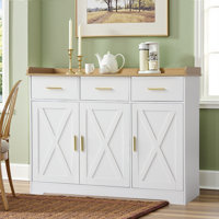 43" Modern Sideboard Buffet Cabinet With Storage by Ophelia & Co.