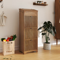 4 Tier Potato And Onion Storage Bins Box, Fruit And Vegetable Basket Storage, Kitchen Pantry Cabinet For Snack by George Oliver