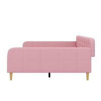 Daybed With Fabric Upholstery And Leg Support by Latitude Run