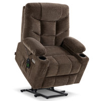 19.7" Seat Wide Small Power Lift Recliner Chair with Extended Footrest & USB and Type-C Charge Ports by Red Barrel Studio