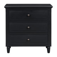 Modern 3-Drawer Nightstand with Storage – Fully Assembled Wood Bedside Table for Bedroom & Living Room by Latitude Run