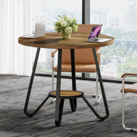 31.5" Round Conference Table For 2-4 People by Ebern Designs