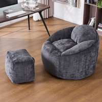 Foam Bean Bag Chairs for Adults/Teens with Filling,Bean Bag Lazy Sofa with Ultra Soft Cover, Bean Bag,Indoor & Outdoor by Trule