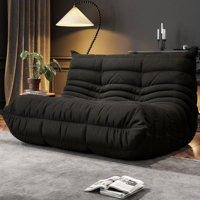 Bean Bag Chairs For Adults, Memory Foam Couch Loveseat Sofa Chair, Soft Teddy Material Cozy Comfy Reading Nook Chairs, Floor Chair For Living Room Bed by Trule