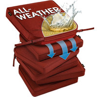 SUNROX All-Weather Outdoor Chair Cushion by Latitude Run