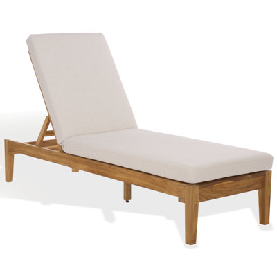 Montclair Teak Chaise Lounge