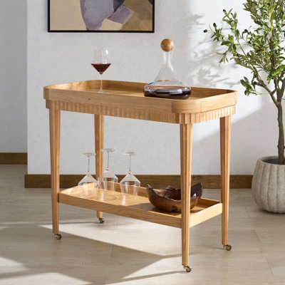 Feliciabriana Wood Barcart by Corrigan Studio