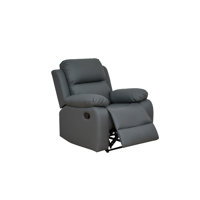 Recliner Chair , Ergonomic Comfort, Wall-Hugger Manual Reclining Chair by Ebern Designs