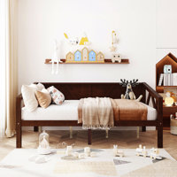 Full Size Daybed, Full Size Bed, Upholstered Bed, Wood Bed Frame, Modern Bed Frame by Ophelia & Co.