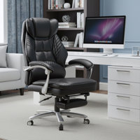 Ergonomic High Back Executive Chair with Footrest by Hokku Designs