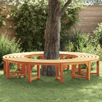 Outdoor Tree Bench 200 Cm Solid Wood Eucalyptus by Wildon Home